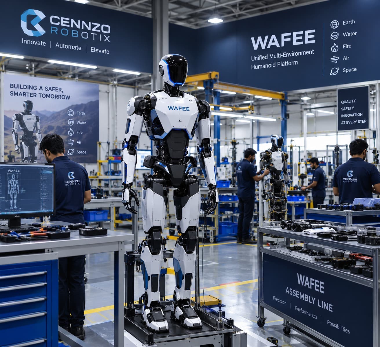 WAFEE on the Industrial Floor — Concept Visualization
